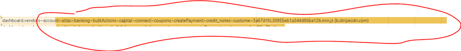 A Network Profiler request with download time circled.