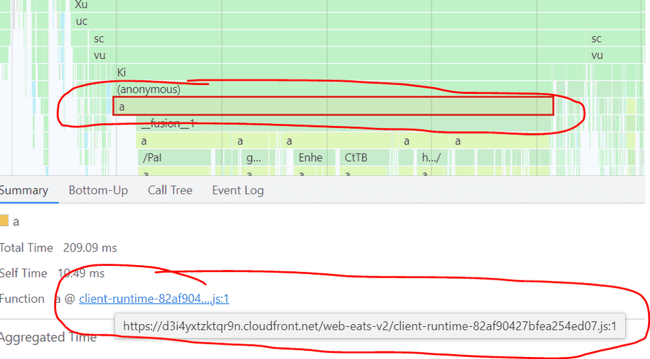 Summary Pane showing Script name