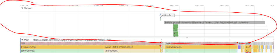 Selection Analysis Pane with the Network sub-pane highlighted